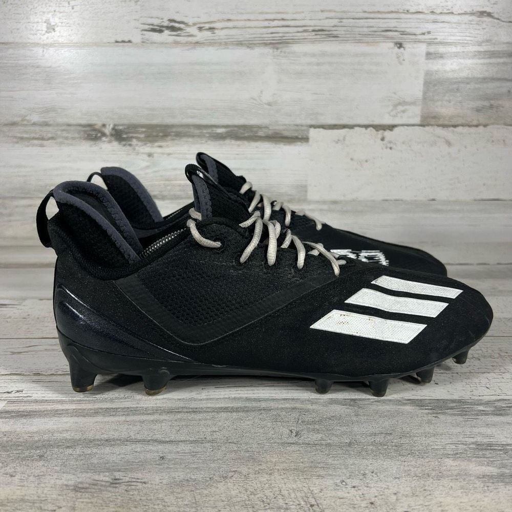 Adidas Adizero Men's Scorch-Black Football Cleats Shoes Size‎ 13